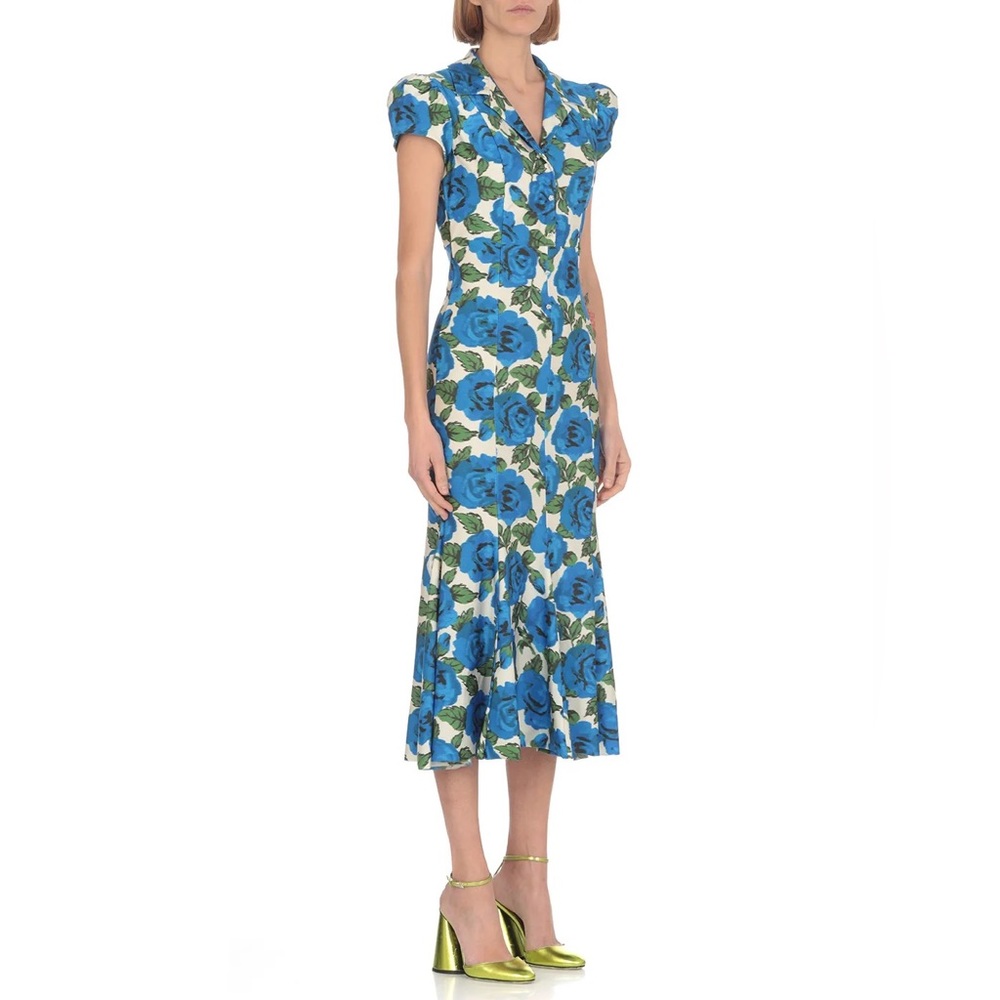 Philosophy di Lorenzo Serafini Shirt Collar Midi Dress